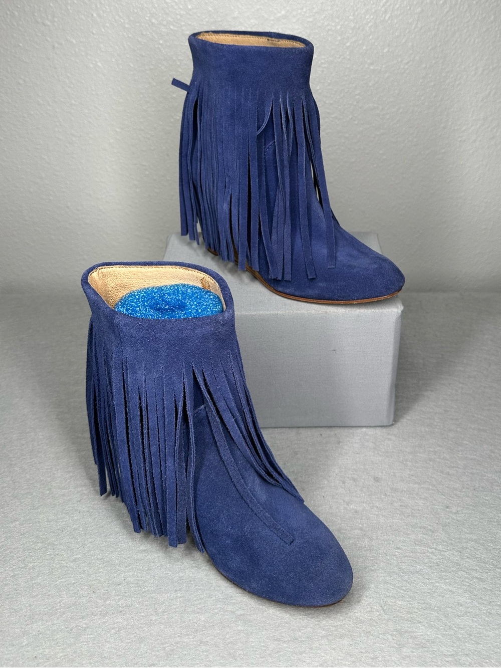 Koolaburra by UGG Zarin Wedge Ankle Fringe Boots